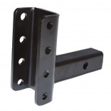 PN 505 - Height adjustment channel on 2" tube with 4 sets of holes